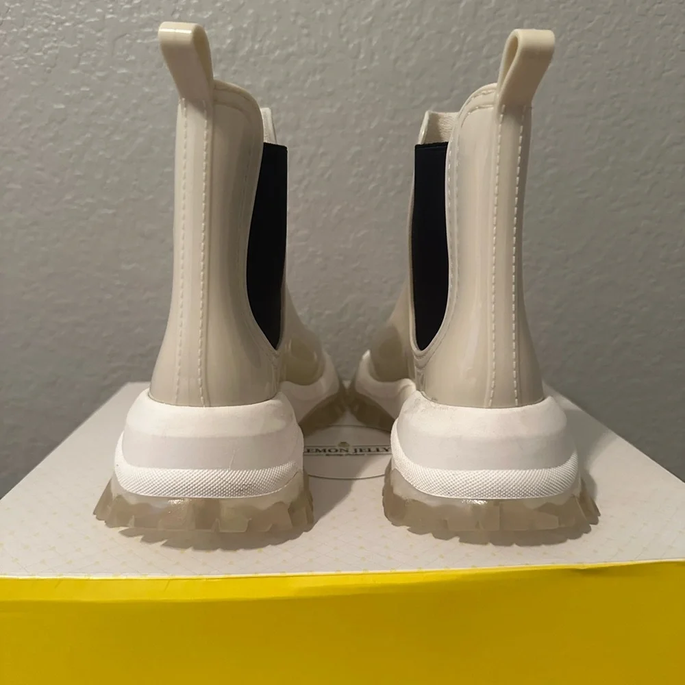 Lemon Jelly Rain Boot in Cotton - Picture 4 of 7